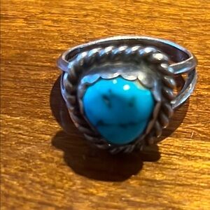 Turquoise Silver Women's Ring